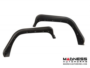 Jeep Wrangler JK Steel Tube Fender Flares - Front